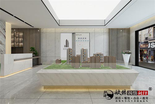 彭阳江宁售楼部办公设计方案鉴赏|彭阳打造有归属感的设计