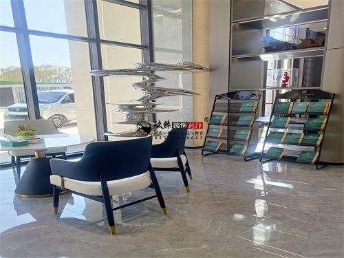 彭阳售楼部大厅装修设计项目|镹臻设计