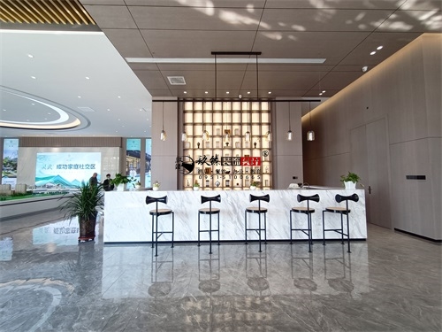 彭阳售楼部大厅装修设计项目|镹臻设计