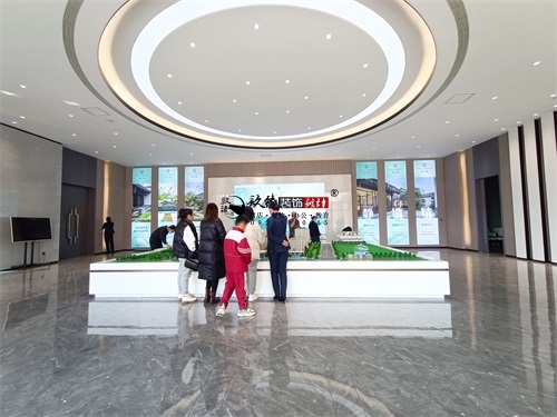 彭阳售楼部大厅装修设计项目|镹臻设计